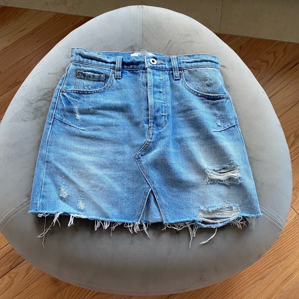 Pistola denim mini skirt